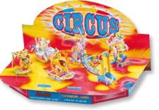 3D puzzle Cirkus pro děti – skládačka se základnou a 6 díly