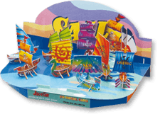 3D puzzle Plachetnice pro děti – skládačka se základnou a 9 díly