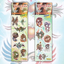 Nalepovací tetování Dragon pro děti – 15 motivů na archu