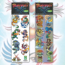 Nalepovací tetování Dragon Fly pro děti – 15 motivů na archu
