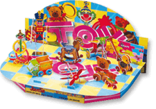 3D puzzle Hračky pro děti – skládačka se základnou a 9 díly